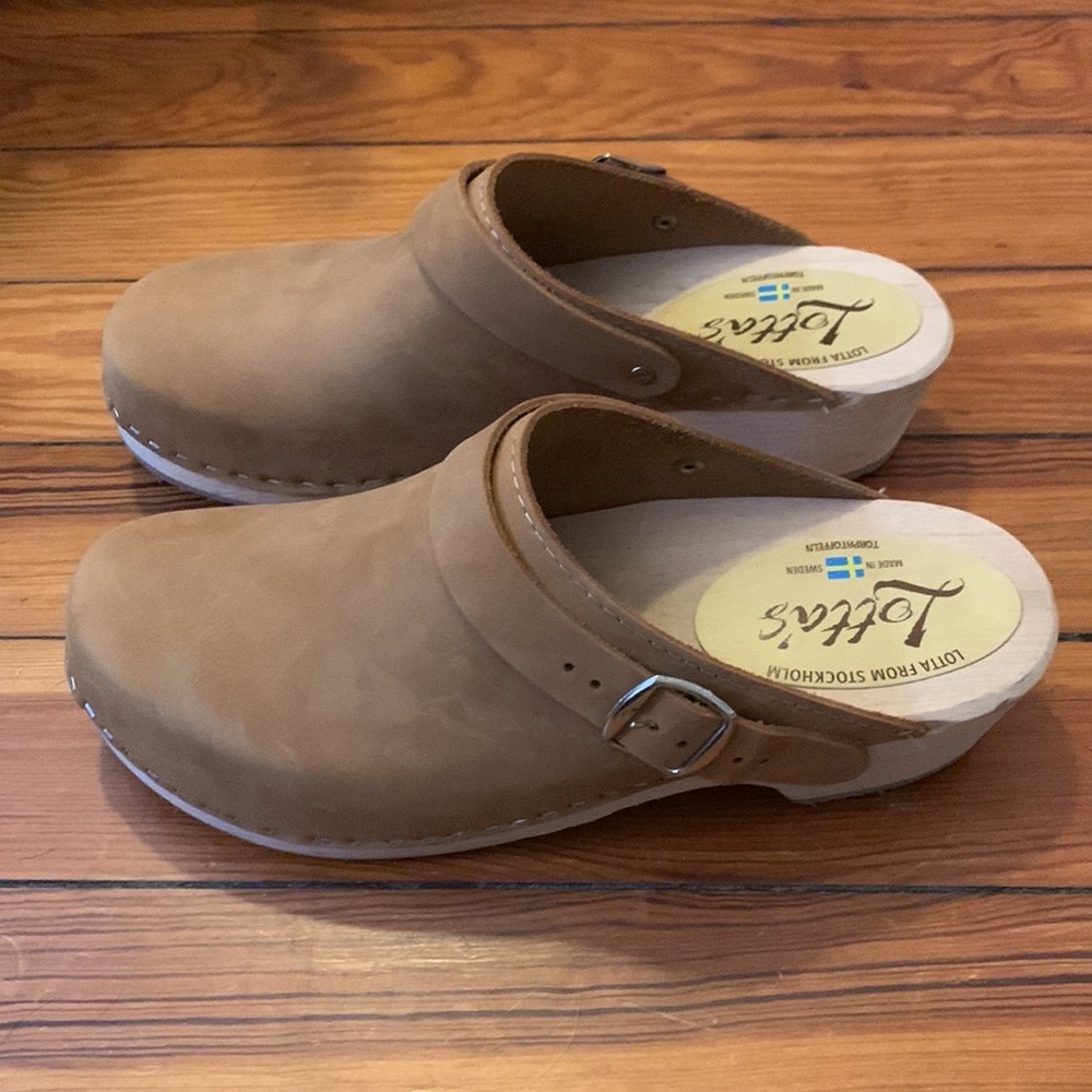 Lotta from Stockholm tan leather clogs Size 43 (Women’s 10.5-11)